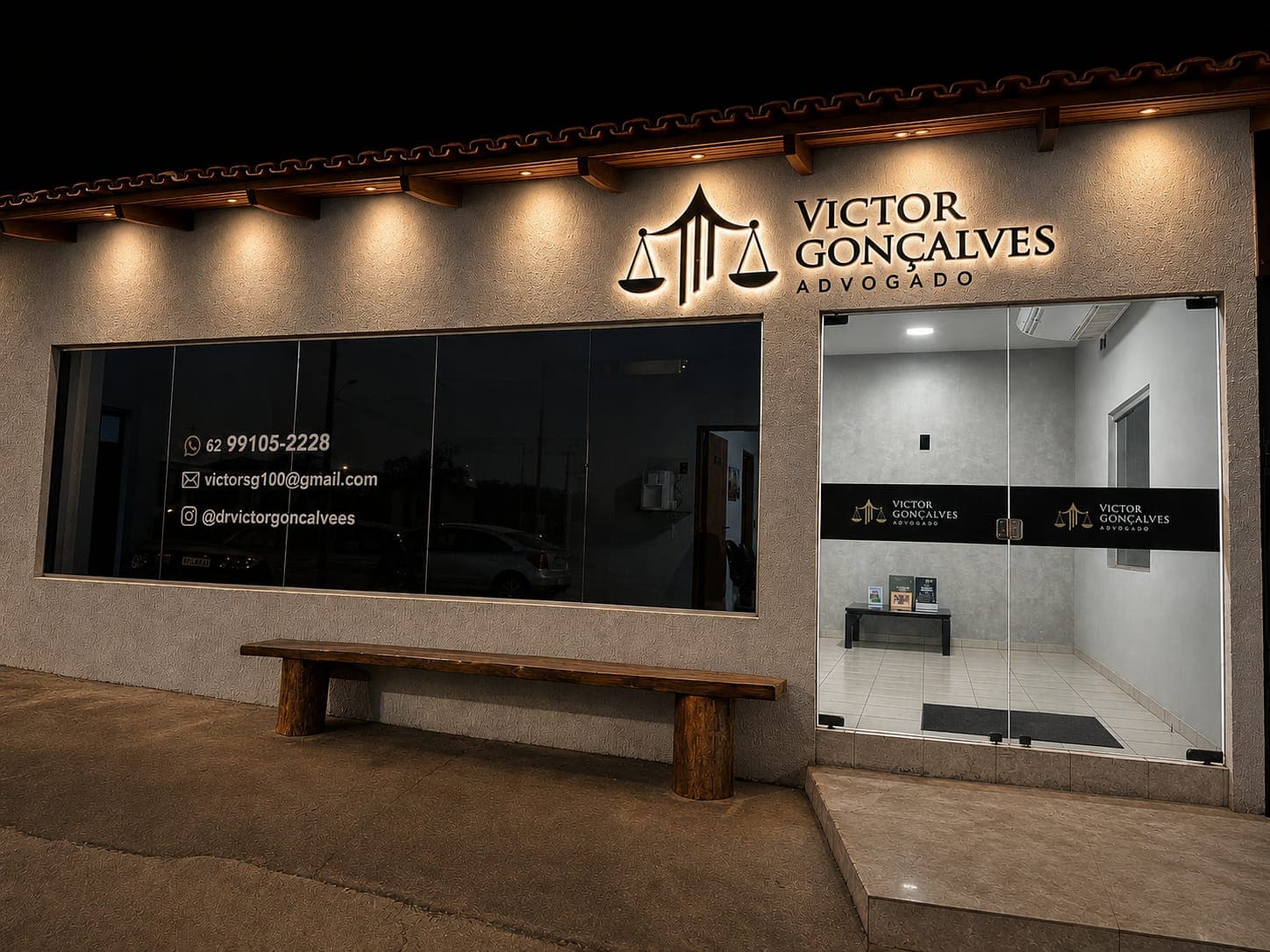 Fachada do escritorio Victor Goncalves Advocacia